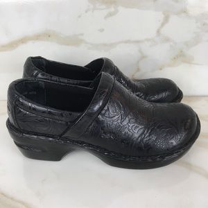 B.O.C LEATHER PEGGY CLOGS/BLACK/7.5